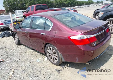 2013 Honda Accord Sport из США, поврежденный, VIN 1HGCR2F59DA125307